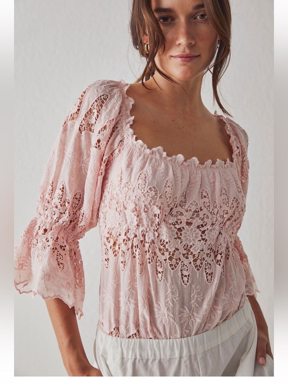 NWT Free People Pink Land Of The Free Bodysuit - Picture 3 of 9